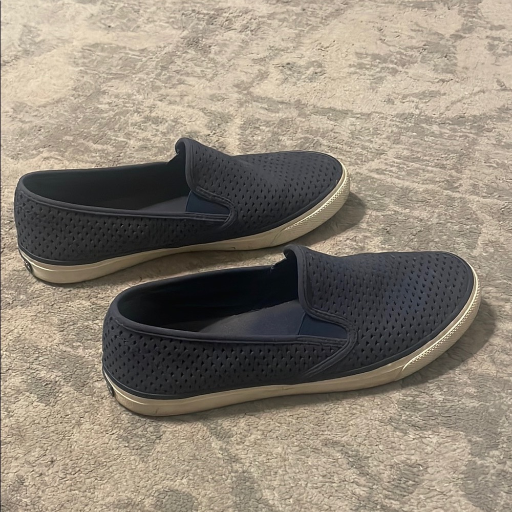 Sperry Navy Slip-On Shoes